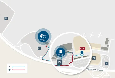 Mappa autonoleggio PSA
